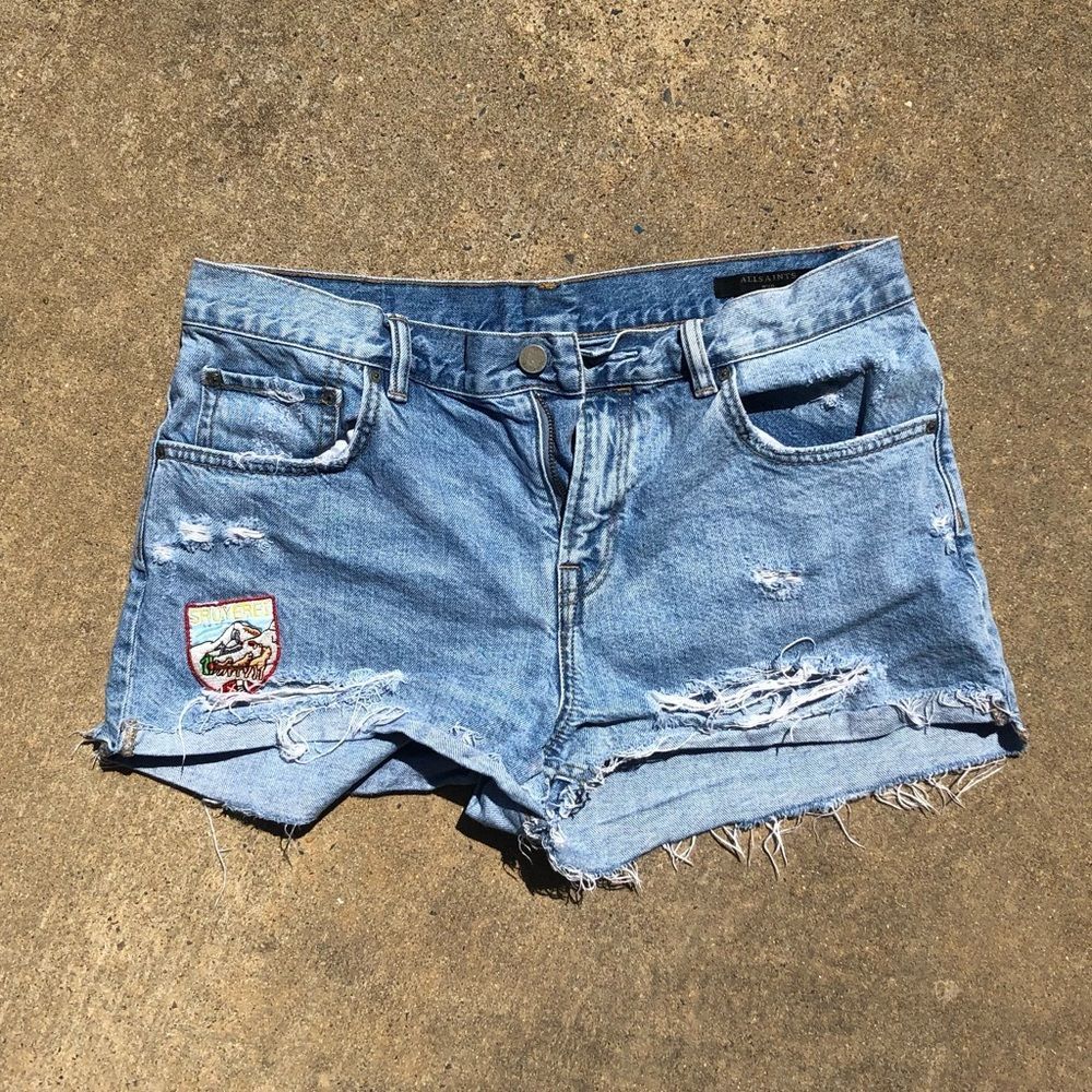 All Saints Denim Shorts